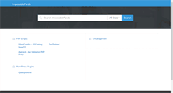Desktop Screenshot of impossiblepanda.com